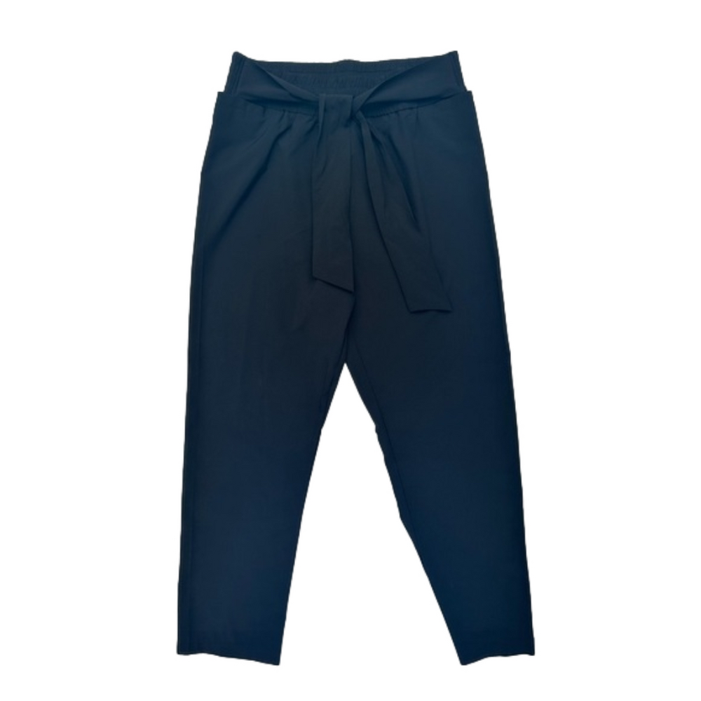 Belle Vere black stretchy loose fit trousers pants size m